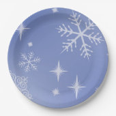 Holiday Snowflake Pappteller (Vorderseite)