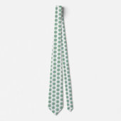 Holiday Snowflake Plaid Pattern Green Neck Tie Krawatte (Vorderseite)