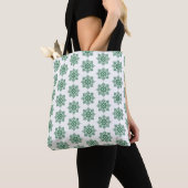 Holiday Snowflake Plaid Pattern Green Tasche (Von Nahem)