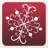 Holiday Snowflake Untersetzer (Vorderseite)