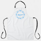 Holiday Snowflake Wreath Schürze (Vorderseite)