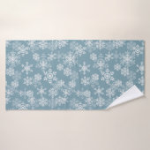 Holiday Snowflakes Badetuch Badehandtuch (Badehandtuch)