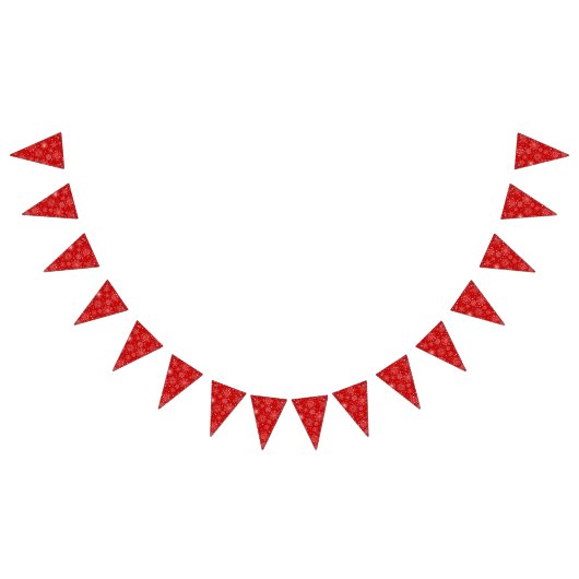 Holiday Snowflakes Banner Flags (Alle)