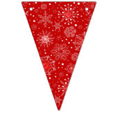 Holiday Snowflakes Banner Flags (Erste Fahne)