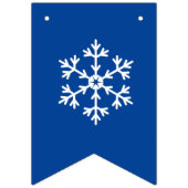 Holiday Snowflakes Banner Flags (Erste Fahne)