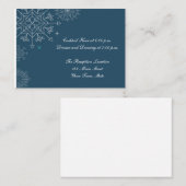 Holiday Snowflakes Begleitkarte (Vorne/Hinten)