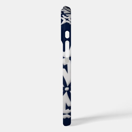 Holiday Snowflakes Case-Mate iPhone Hülle (Rückseite / Links)