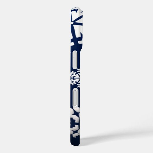 Holiday Snowflakes Case-Mate iPhone Hülle (Rückseite / Rechts)