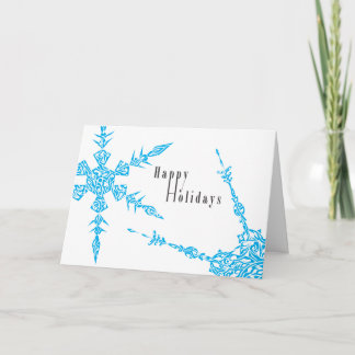 Holiday Snowflakes Feiertagskarte