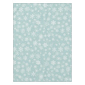 Holiday Snowflakes Frohe Weihnachten Tischdecke (Vorderseite)