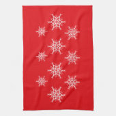 Holiday Snowflakes Geschirrtuch (Vertikal)