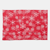 Holiday Snowflakes Küche Handtuch (Horizontal)