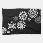 Holiday Snowflakes Küche Handtuch (Horizontal)