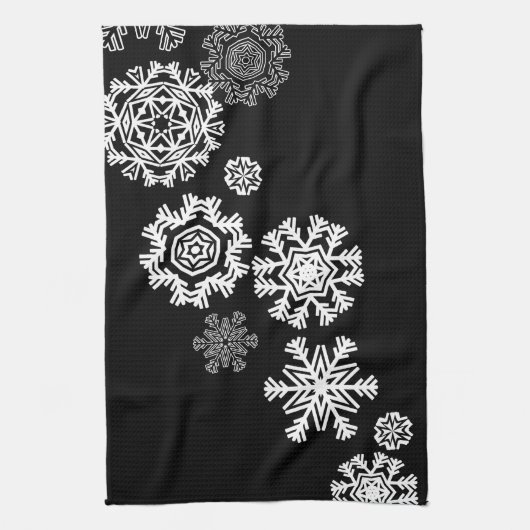 Holiday Snowflakes Küche Handtuch (Vertikal)