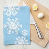 Holiday Snowflakes Küche Handtuch (Viertel Falte)