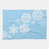 Holiday Snowflakes Küche Handtuch (Horizontal)