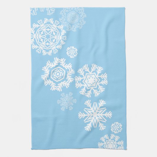 Holiday Snowflakes Küche Handtuch (Vertikal)