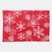 Holiday Snowflakes Küche Handtuch (Horizontal)