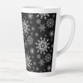 Holiday Snowflakes Latte Tasse (Rechts)