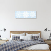 Holiday Snowflakes Leinwand Art (Insitu (Schlafzimmer))