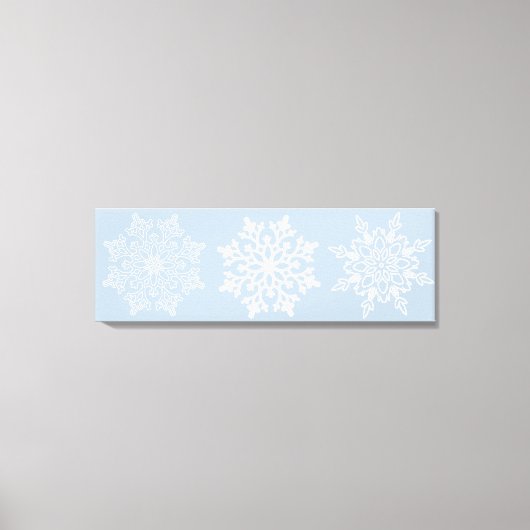 Holiday Snowflakes Leinwand Art (Vorderseite)