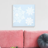 Holiday Snowflakes Leinwand Art (Insitu (Wohnzimmer))