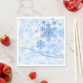 Holiday Snowflakes Paper Napkins Serviette (Beispiel)