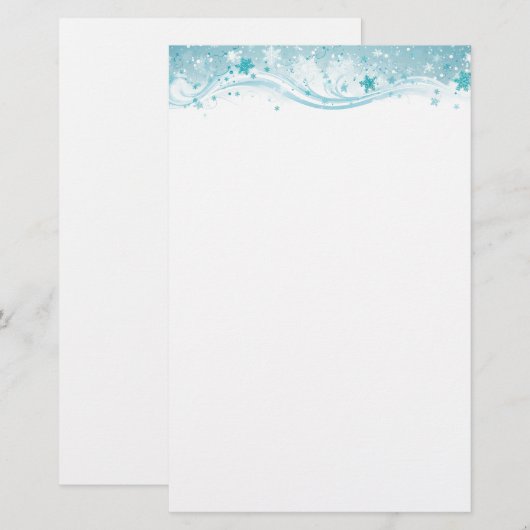 Holiday Snowflakes Papier (Vorne/Hinten)