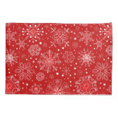 Holiday Snowflakes Pillowcase Set Kissenbezug (Rückseite-Links)