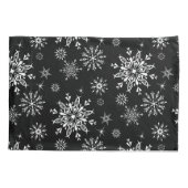 Holiday Snowflakes Pillowcase Set Kissenbezug (Rückseite-Links)