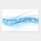 Holiday Snowflakes Post-it-Notes Post-it Klebezettel (Vorderseite)
