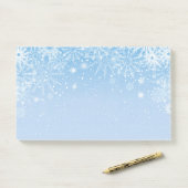 Holiday Snowflakes Post-it-Notes Post-it Klebezettel (Auf Schreibtisch)