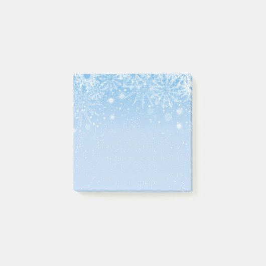 Holiday Snowflakes Post-it-Notes Post-it Klebezettel (Vorderseite)