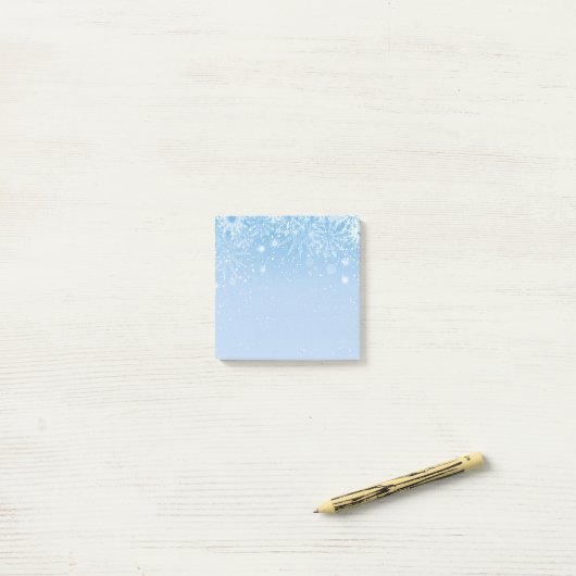 Holiday Snowflakes Post-it-Notes Post-it Klebezettel (Auf Schreibtisch)