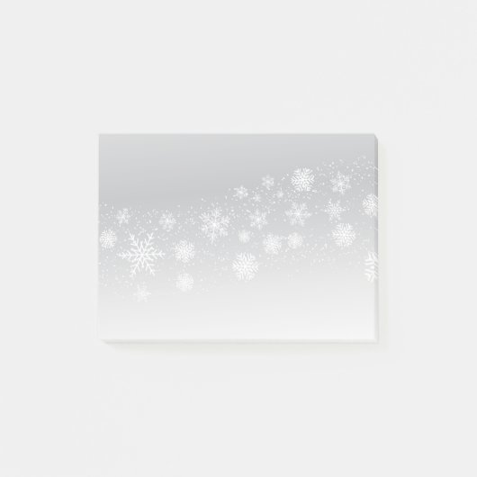 Holiday Snowflakes Post-it-Notes Post-it Klebezettel (Vorderseite)