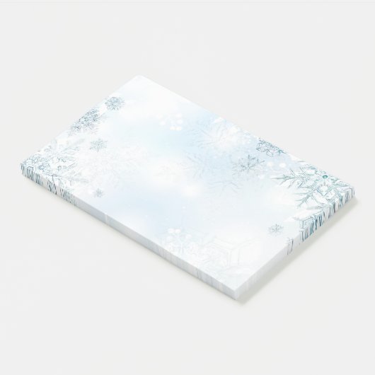 Holiday Snowflakes Post it Notes Post-it Klebezettel (angewinkelt)