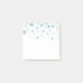 Holiday Snowflakes Post it Notes Post-it Klebezettel (Vorderseite)