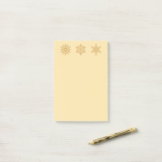 Holiday Snowflakes Post-it-Notes Post-it Klebezettel (Auf Schreibtisch)