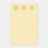 Holiday Snowflakes Post-it-Notes Post-it Klebezettel (Vorderseite)