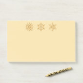 Holiday Snowflakes Post-it-Notes Post-it Klebezettel (Auf Schreibtisch)