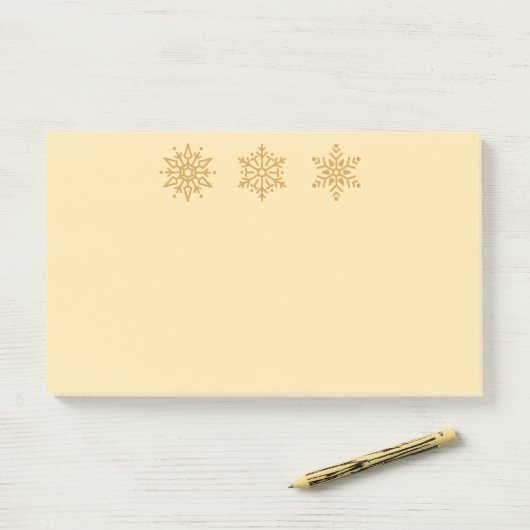 Holiday Snowflakes Post-it-Notes Post-it Klebezettel (Auf Schreibtisch)