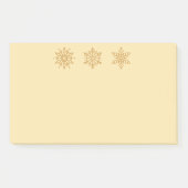 Holiday Snowflakes Post-it-Notes Post-it Klebezettel (Vorderseite)