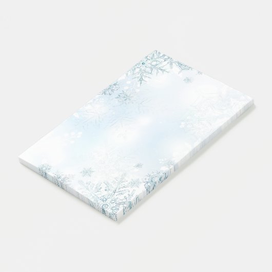 Holiday Snowflakes Post it Notes Post-it Klebezettel (angewinkelt)