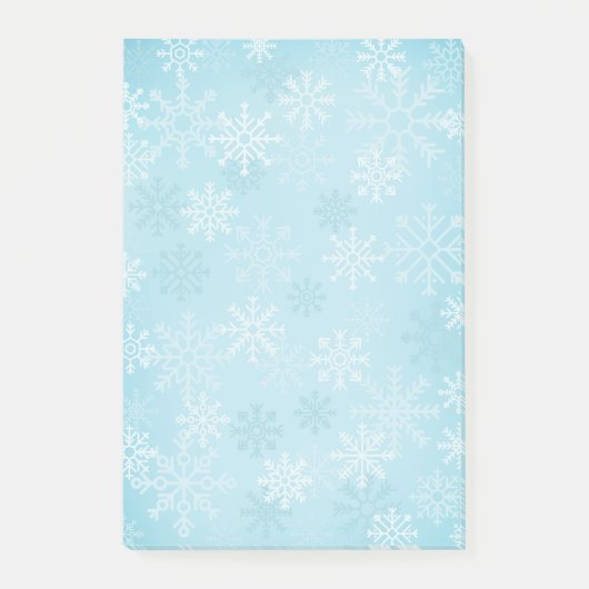 Holiday Snowflakes Post-it-Notes Post-it Klebezettel (Vorderseite)