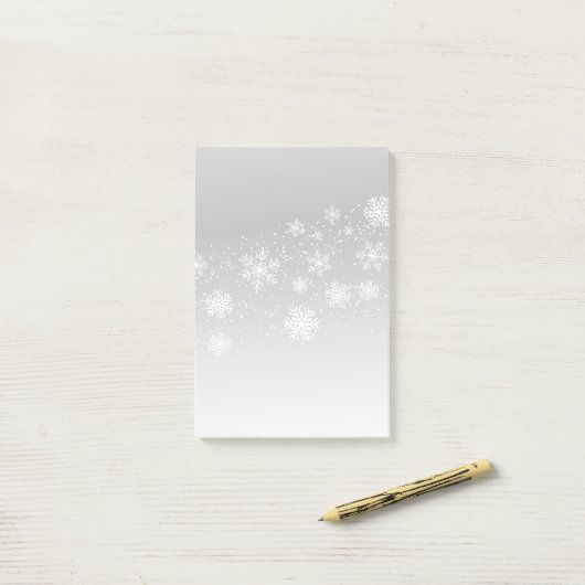 Holiday Snowflakes Post-it-Notes Post-it Klebezettel (Auf Schreibtisch)
