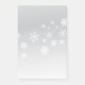 Holiday Snowflakes Post-it-Notes Post-it Klebezettel (Vorderseite)