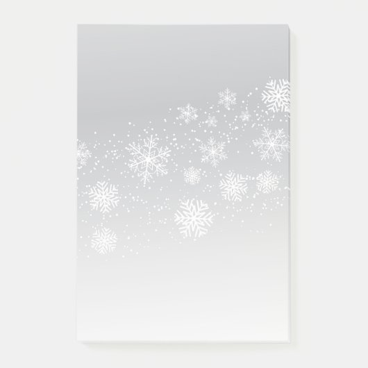 Holiday Snowflakes Post-it-Notes Post-it Klebezettel (Vorderseite)