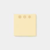 Holiday Snowflakes Post-it-Notes Post-it Klebezettel (Vorderseite)