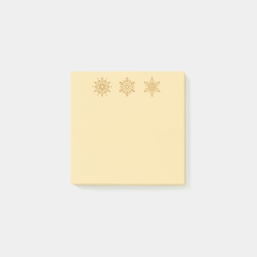 Holiday Snowflakes Post-it-Notes Post-it Klebezettel (Vorderseite)