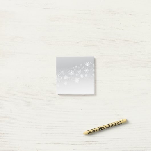 Holiday Snowflakes Post-it-Notes Post-it Klebezettel (Auf Schreibtisch)